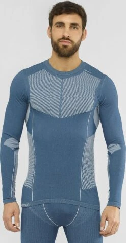 Salomon Primo Warm Long Sleeve CN Seamless Tee - Men's|-|T-Shirt Sans Coutures Primo Warm LS CN - Homme