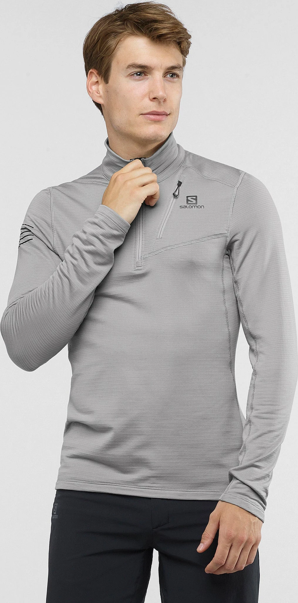 Salomon Grid HZ Mid - Men's|-|Chandail Grid HZ Mid - Homme - Image 17