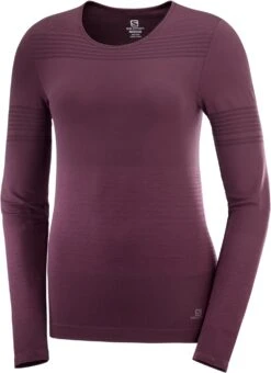 Salomon Elevate Move On Long Sleeve T-Shirt - Women's|-|T-shirt à Manches Longue Elevate Move On - Femme