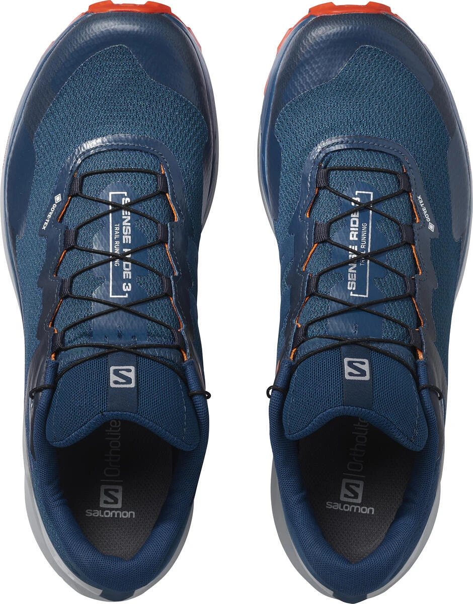 Salomon Sense Ride 3 GTX Invis. Fit Trail Running Shoes - Men's|-|Souliers De Course Sur Sentier Sense Ride 3 GTX Invisb. Fit - Homme - Image 16