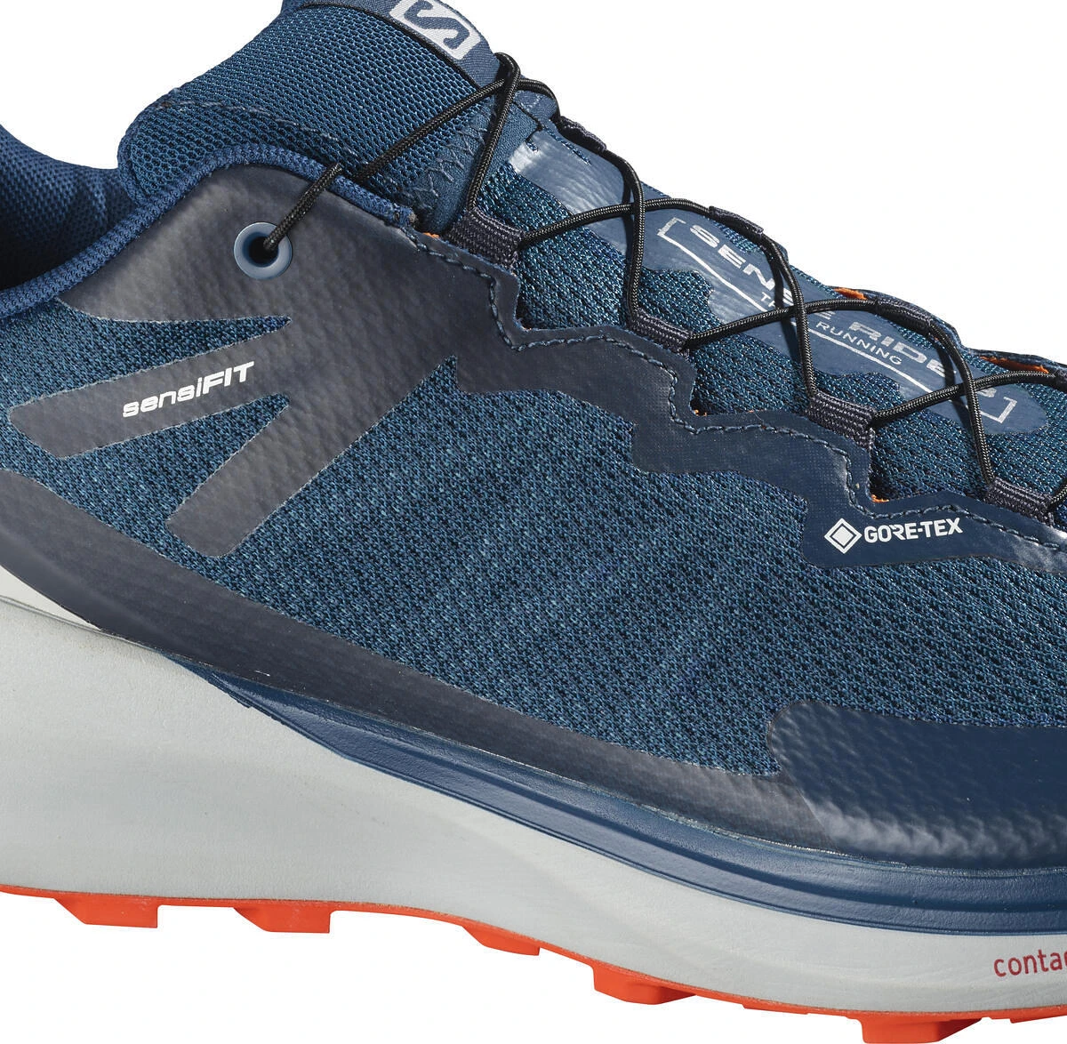 Salomon Sense Ride 3 GTX Invis. Fit Trail Running Shoes - Men's|-|Souliers De Course Sur Sentier Sense Ride 3 GTX Invisb. Fit - Homme - Image 18