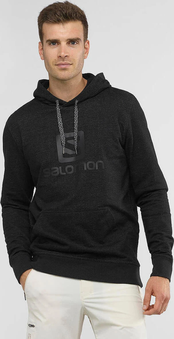 Salomon Logo Hoodie - Men's|-|Chandail à Capuchon Logo - Homme - Image 8