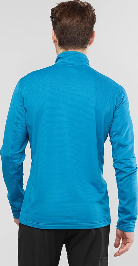 Salomon Grid Full Zip Midlayer - Men's|-|Couche Intermédiaire à Glissière Intégrale Grid - Homme - Image 8