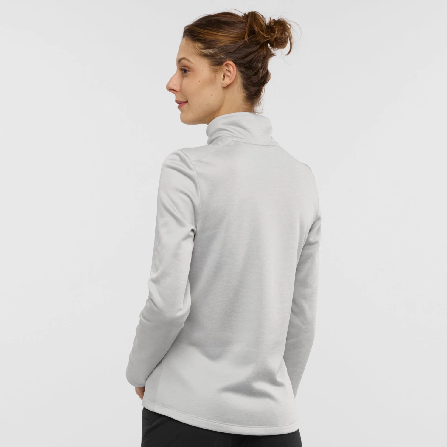 Salomon Transition Half Zip - Women's|-|Chandail à Demi-glissière Transition - Femme - Image 4