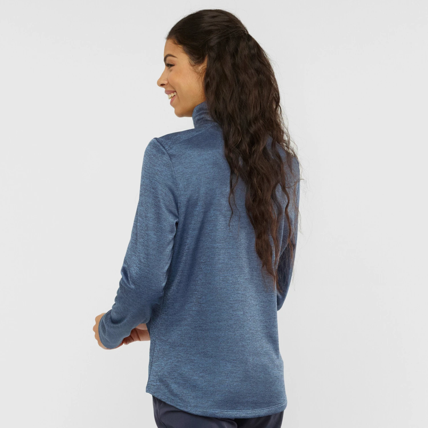 Salomon Transition Half Zip - Women's|-|Chandail à Demi-glissière Transition - Femme - Image 8