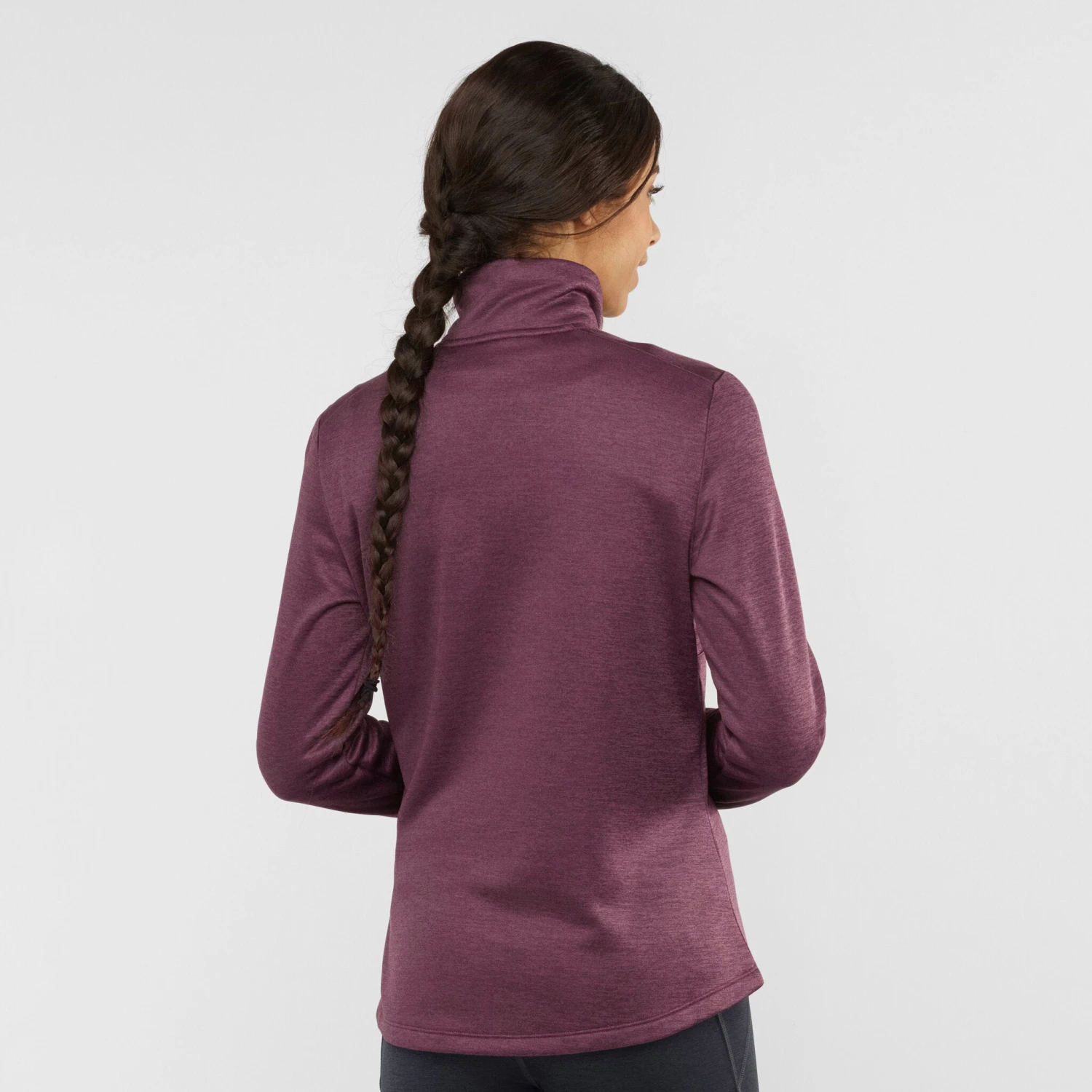 Salomon Transition Half Zip - Women's|-|Chandail à Demi-glissière Transition - Femme - Image 12