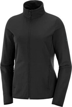 Salomon Outrack Midlayer Full Zip Jacket - Women's|-|Manteau Couche Intermédiaire à Glissière Intégrale Outrack - Femme