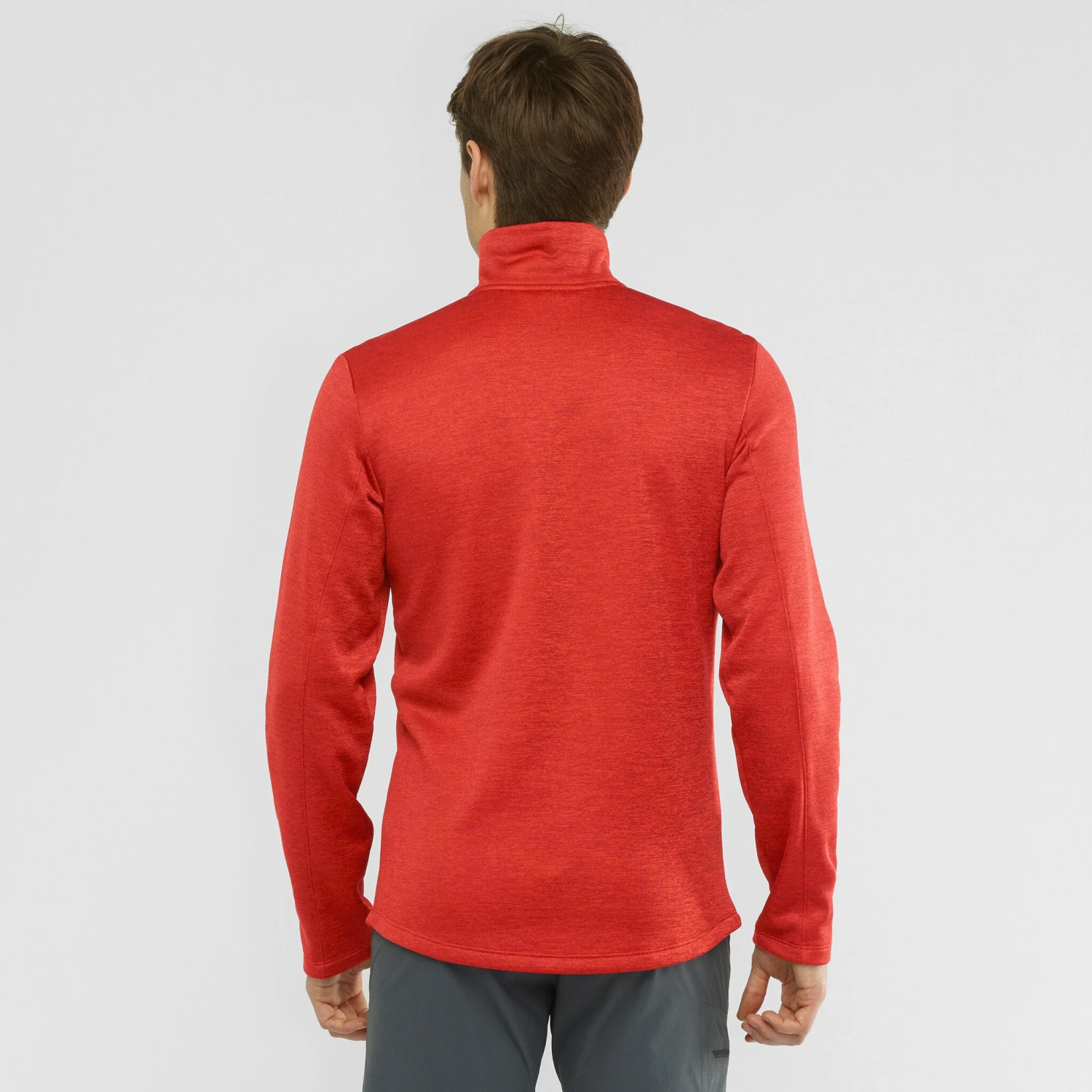 Salomon Essential Lightwarm Seamless Half Zip - Men's|-|Couche Intermédiaire à Demi-glissière Essential Lightwarm Seamless - Homme - Image 9