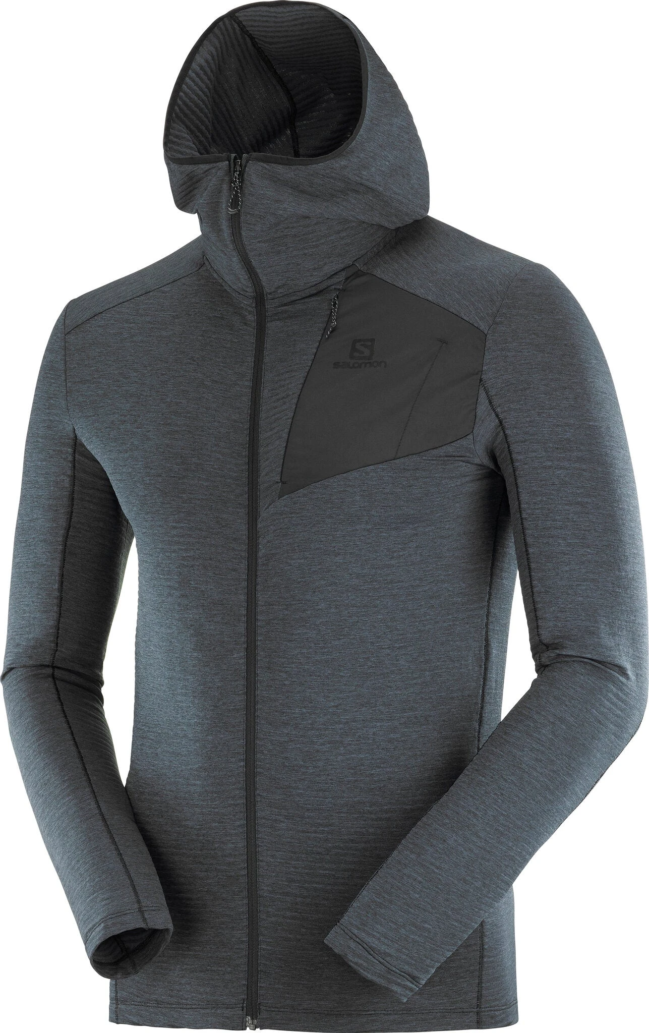 Salomon Outline Full Zip Hoodie - Men's|-|Veste Outline à Glissière Intégrale - Homme