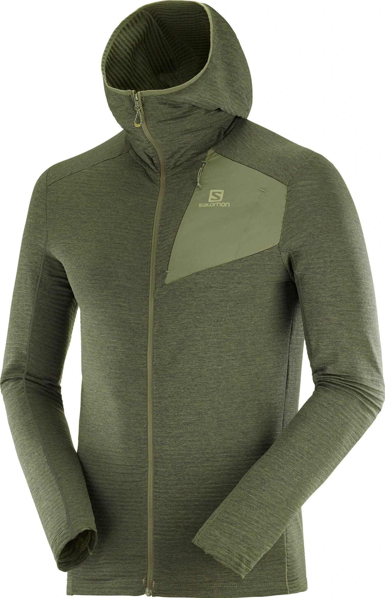 Salomon Outline Full Zip Hoodie - Men's|-|Veste Outline à Glissière Intégrale - Homme - Image 3