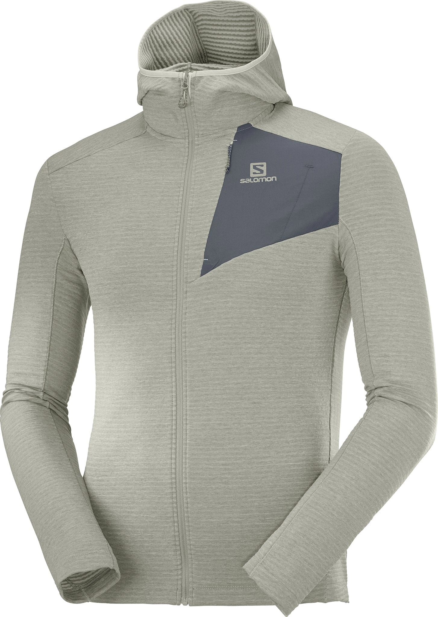 Salomon Outline Full Zip Hoodie - Men's|-|Veste Outline à Glissière Intégrale - Homme - Image 2