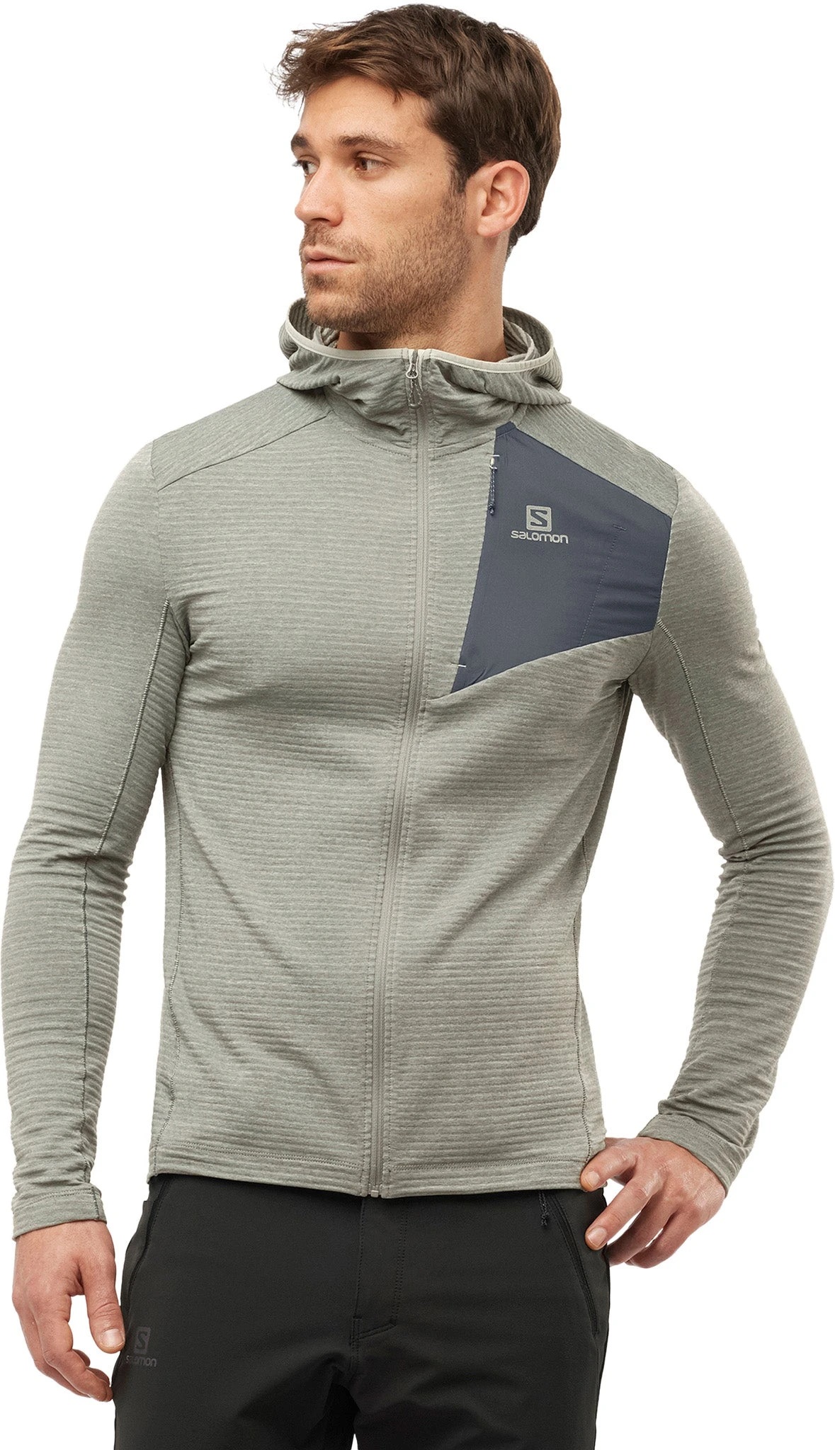 Salomon Outline Full Zip Hoodie - Men's|-|Veste Outline à Glissière Intégrale - Homme - Image 20