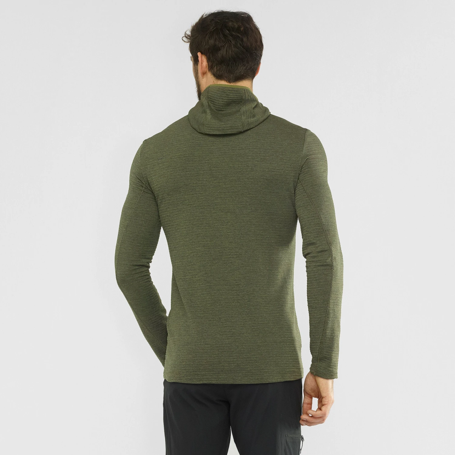 Salomon Outline Full Zip Hoodie - Men's|-|Veste Outline à Glissière Intégrale - Homme - Image 11