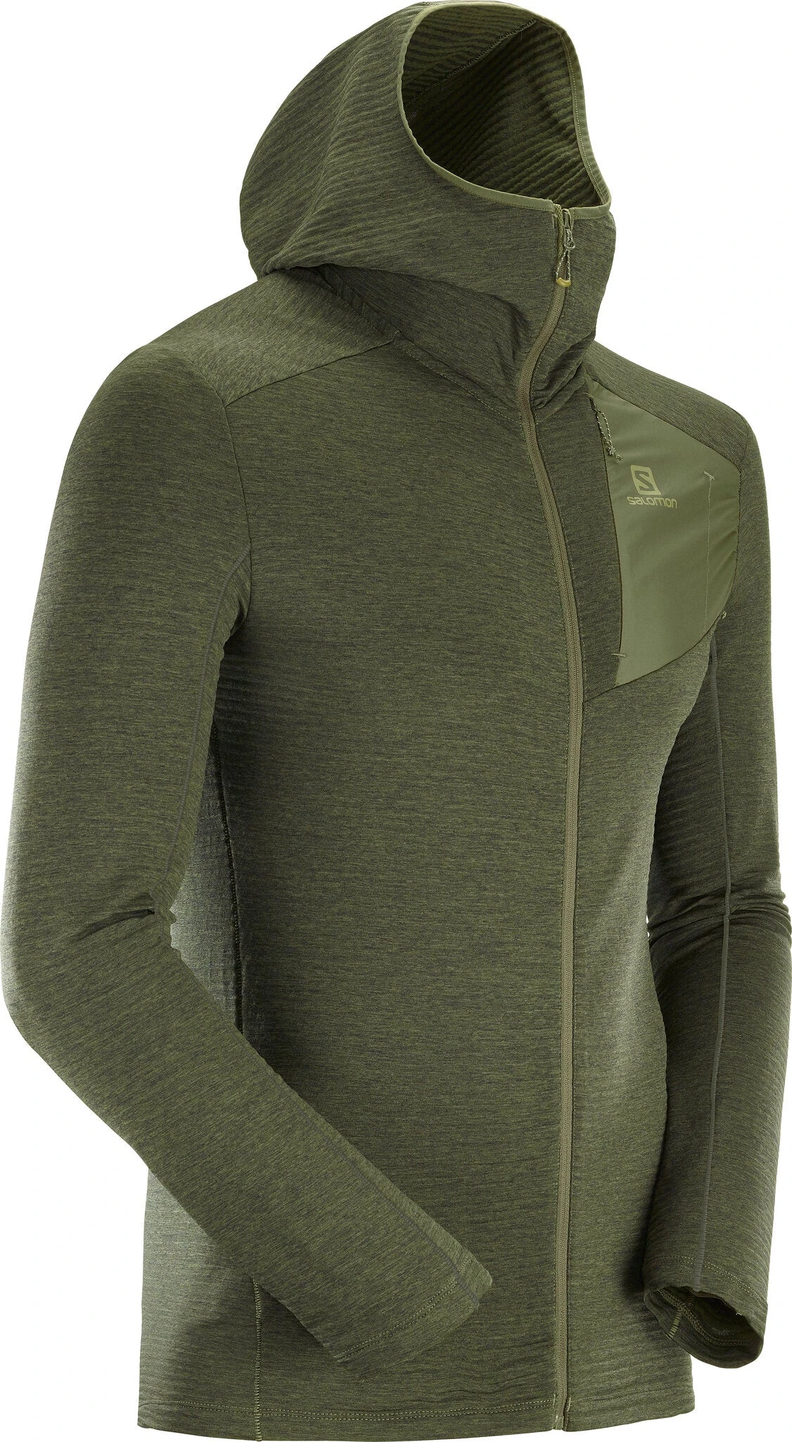 Salomon Outline Full Zip Hoodie - Men's|-|Veste Outline à Glissière Intégrale - Homme - Image 7