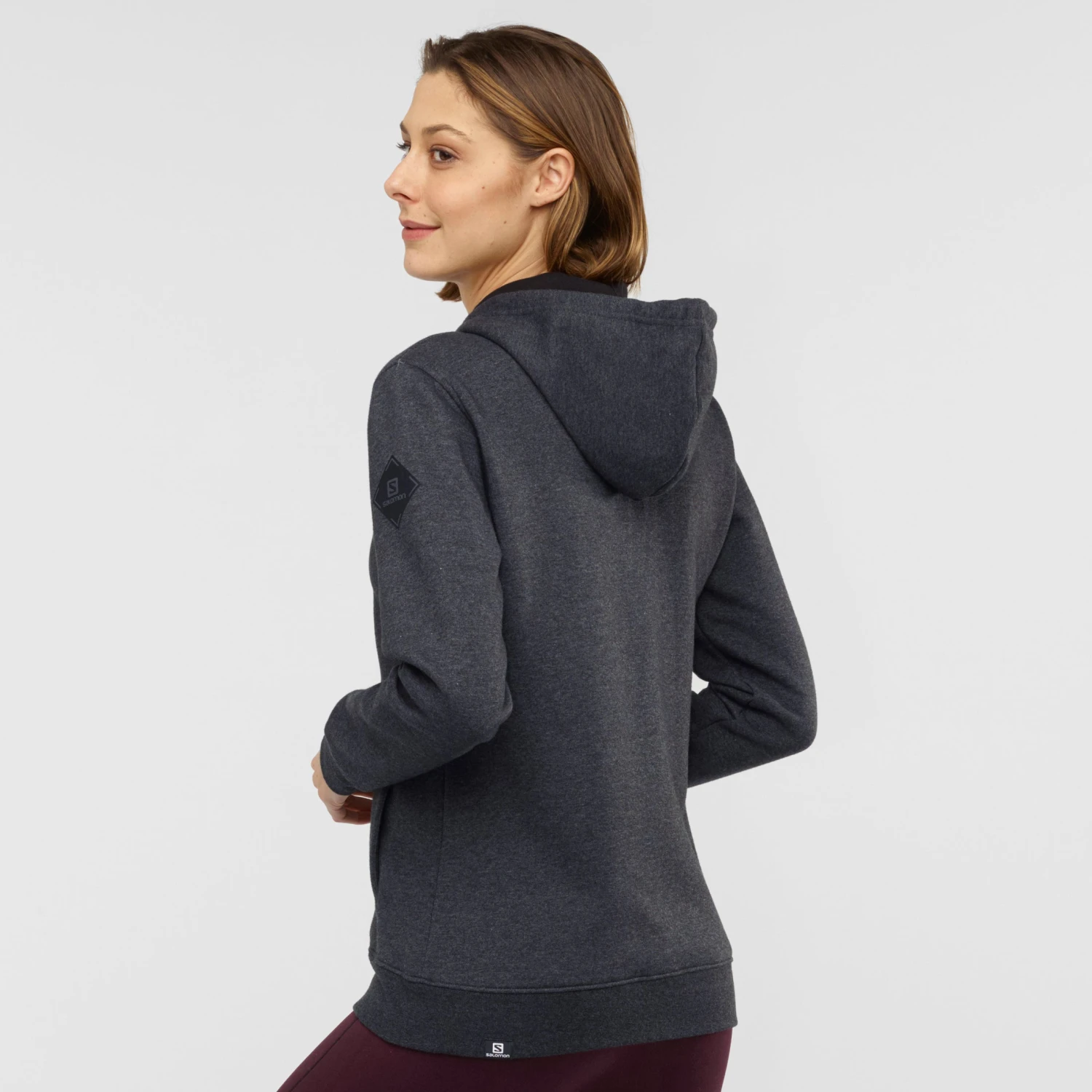 Salomon Full Zip Hoodie - Women's|-|Chandail à Capuchon à Glissière Intégrale - Femme - Image 9