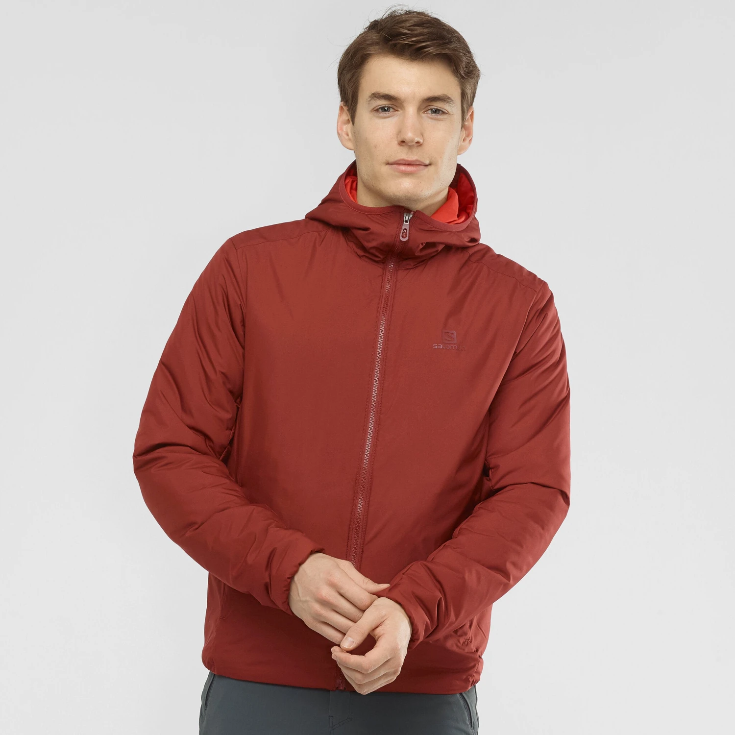 Salomon Outrack Insulated Hoodie - Men's|-|Manteau Isolé Outrack - Homme - Image 13
