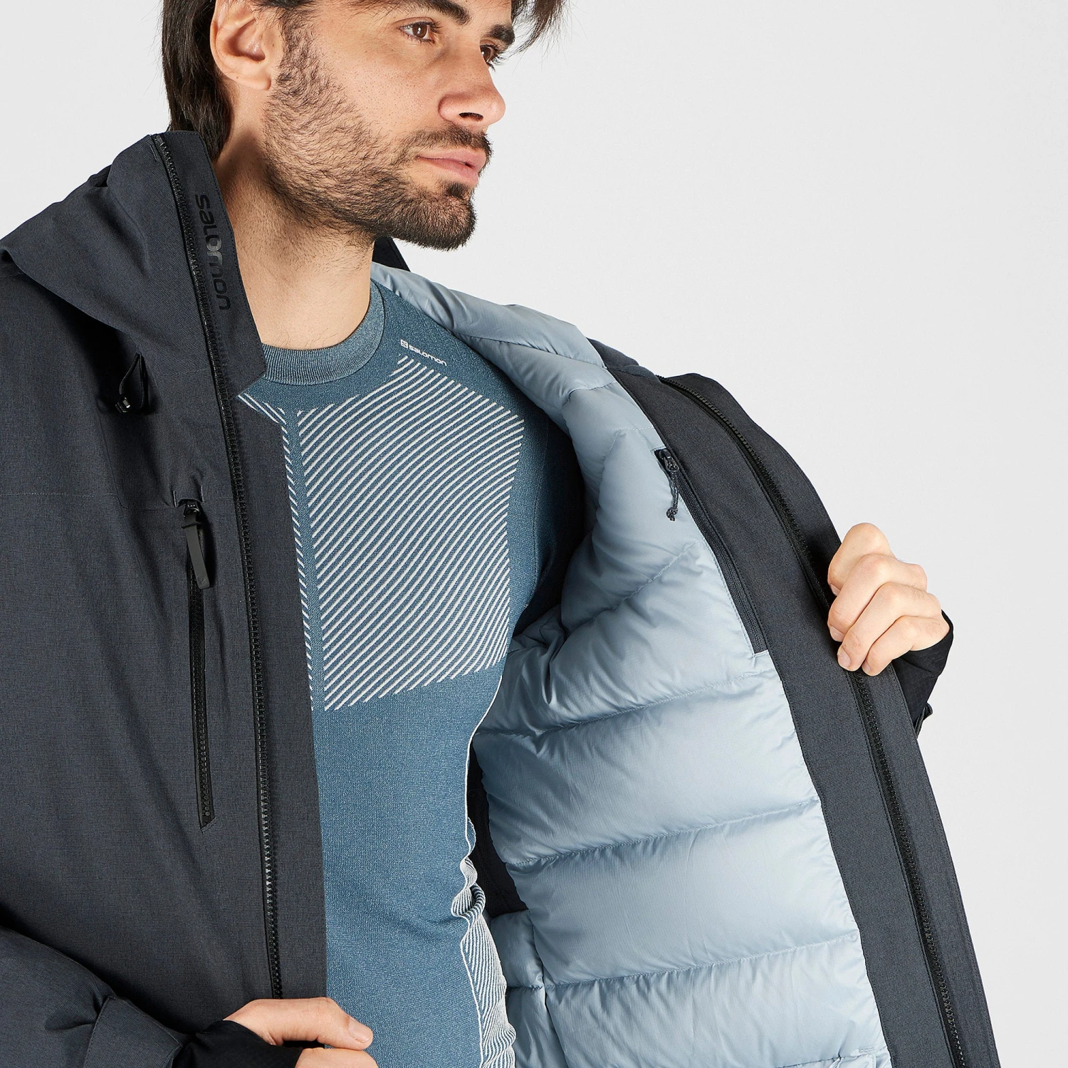 Salomon Arctic Insulated Down Jacket - Men's|-|Manteau Isolé En Duvet Arctic - Homme - Image 7