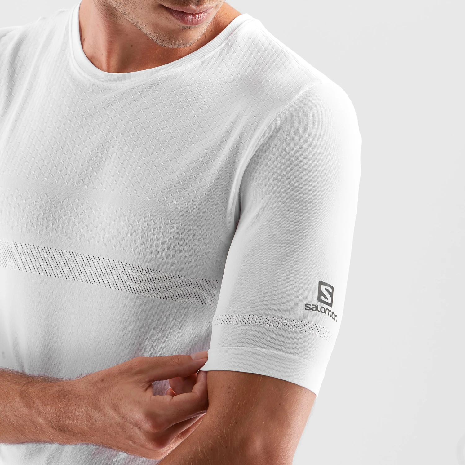 Salomon Sense Seamless Tee - Men's|-|T-shirt Sans Couture Sense - Homme - Image 12