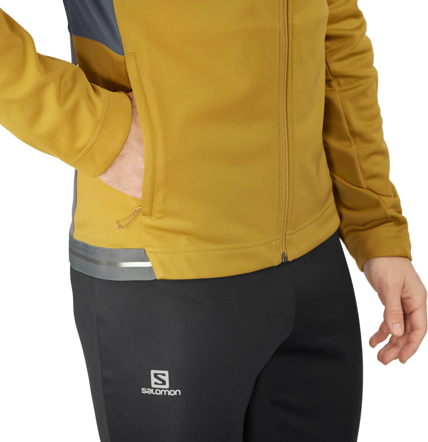 Salomon GORE-TEX Infinium Windstopper Softshell Jacket - Men's|-|Manteau à Coquille Souple GORE-TEX Infinium Windstopper - Homme - Image 4