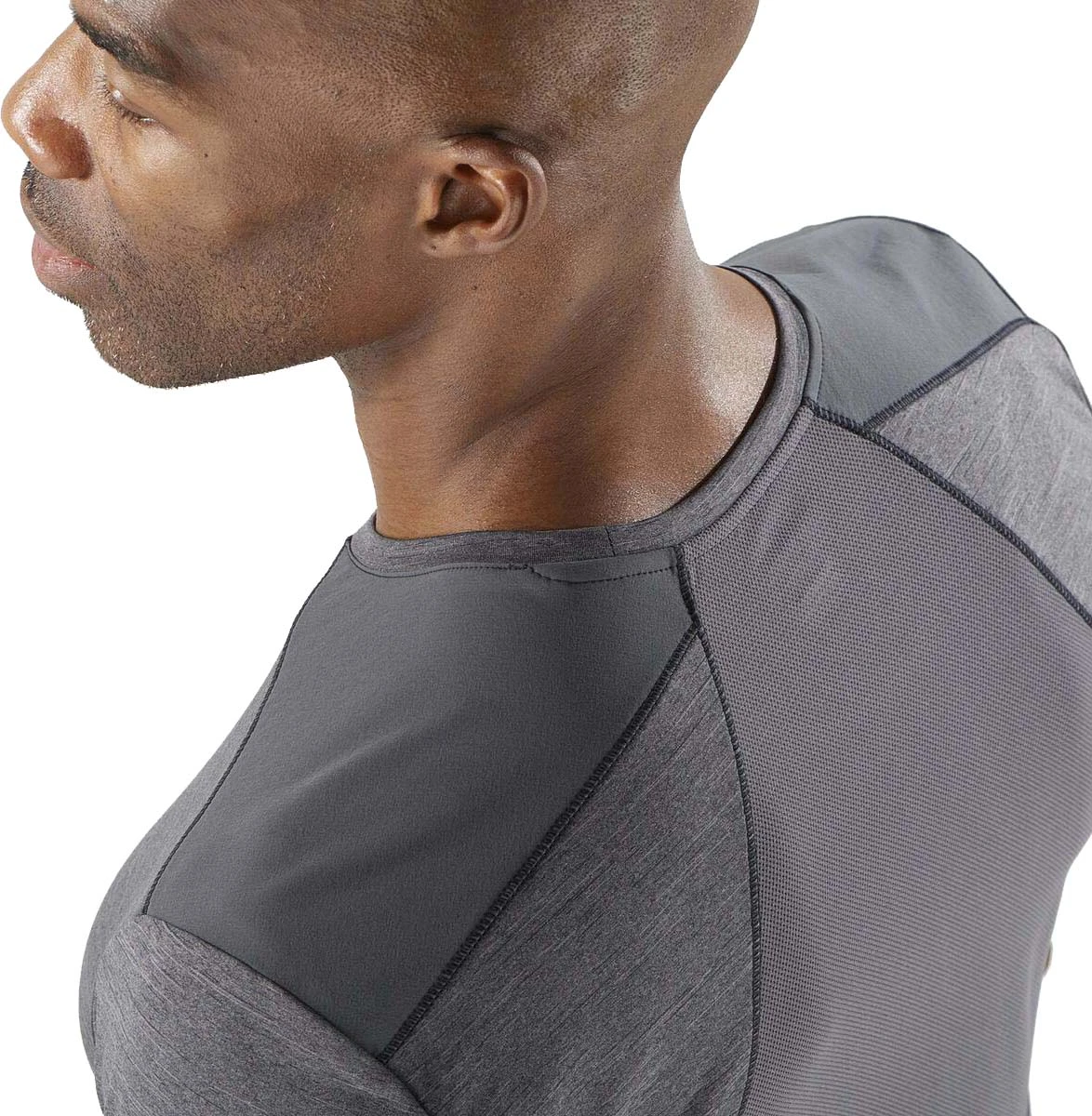 Salomon Outline Short Sleeve T-Shirt - Men's|-|T-shirt à Manches Courtes Outline - Homme - Image 2