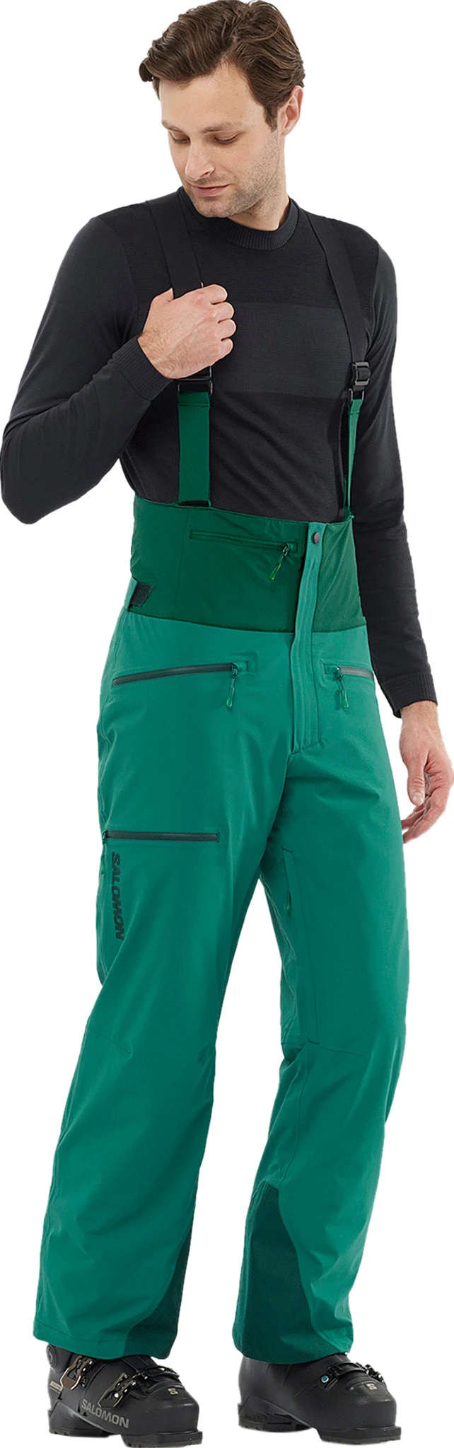 Salomon Brilliant Suspenders Insulated Ski Pants - Men's|-|Pantalon De Ski Isolé Brilliant Suspenders - Homme - Image 15