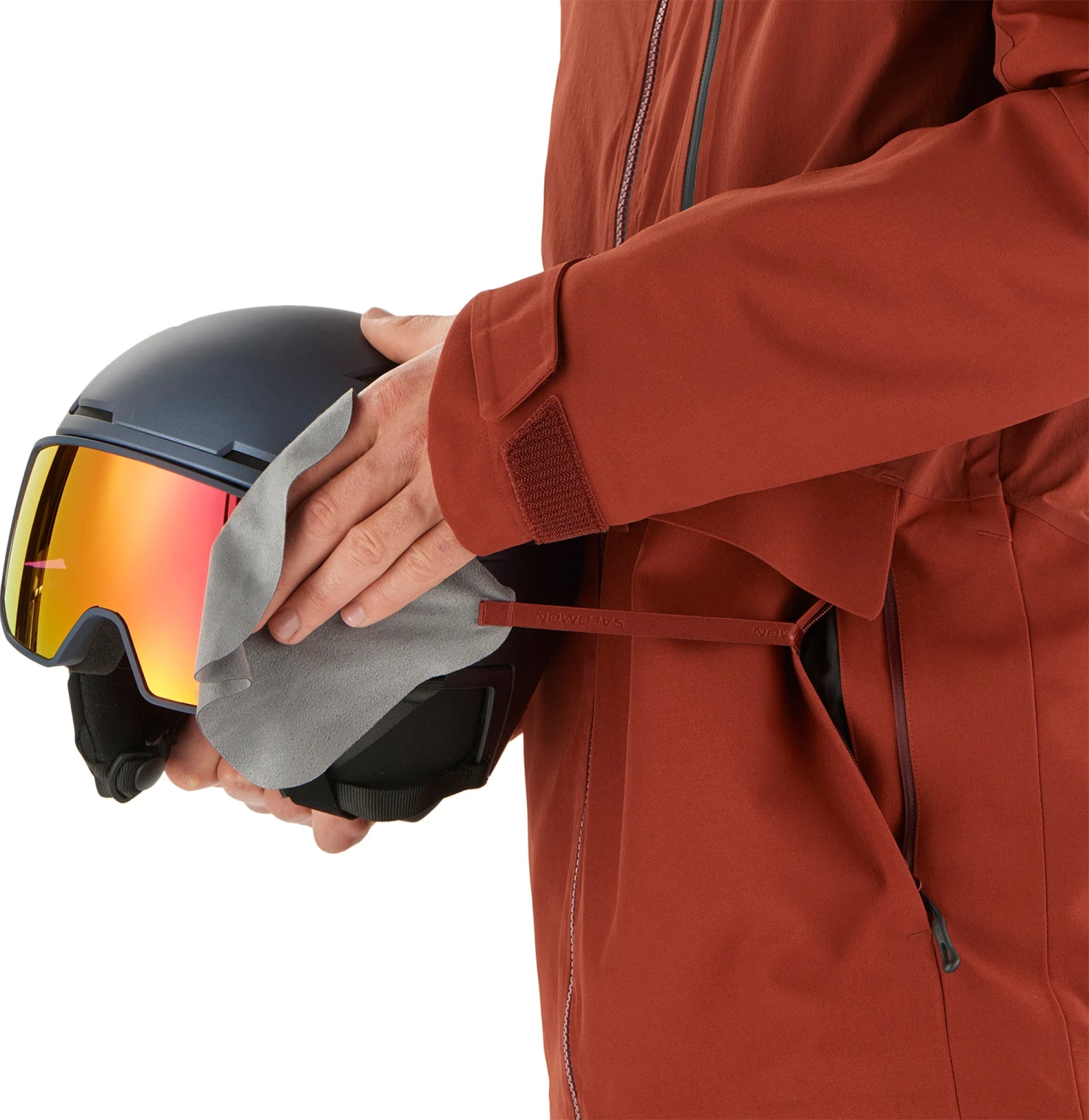 Salomon Untracked Insulated Hooded Jacket - Men's|-|Manteau à Capuchon Isolé Untracked - Homme - Image 18