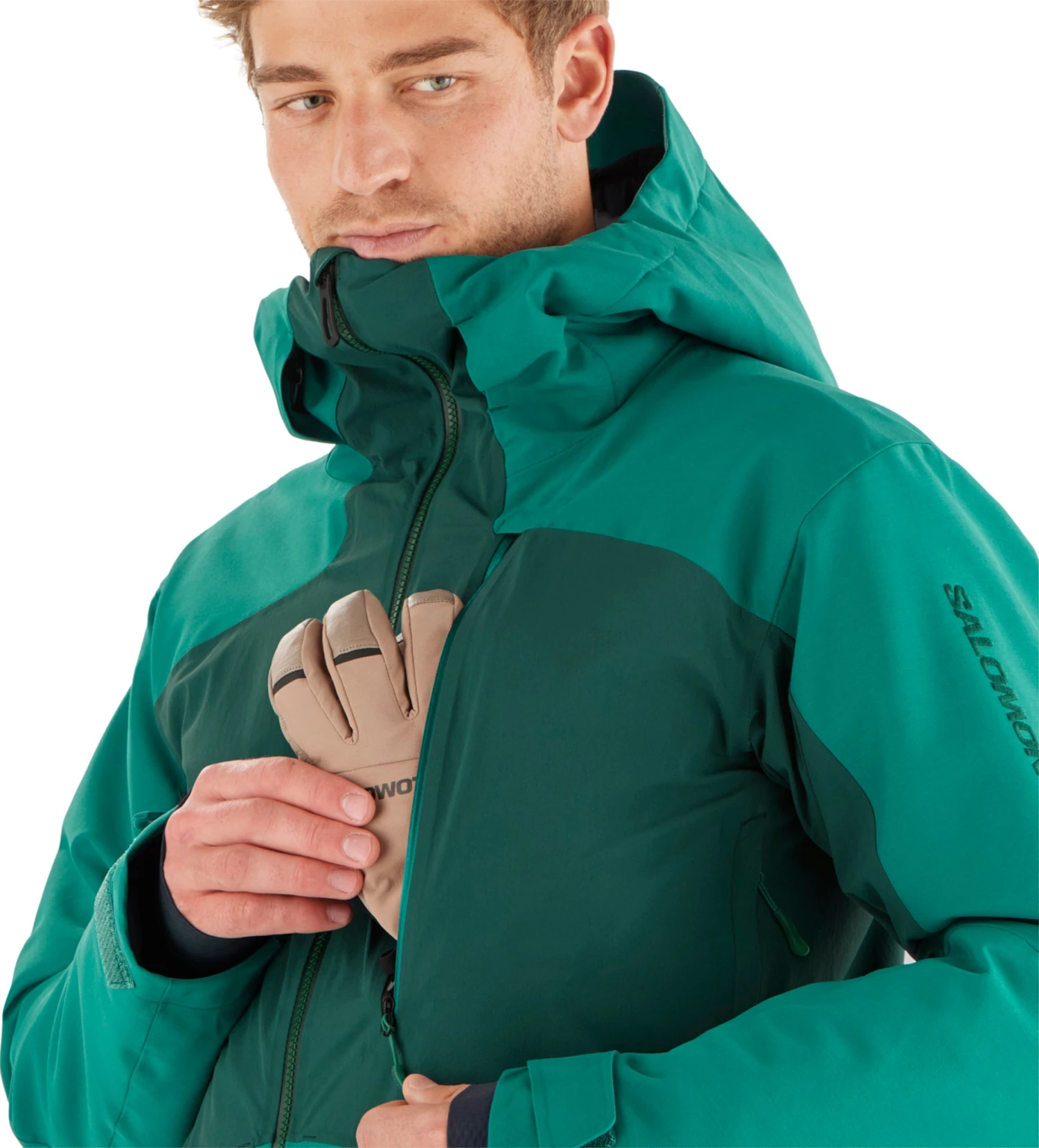 Salomon Untracked Insulated Hooded Jacket - Men's|-|Manteau à Capuchon Isolé Untracked - Homme - Image 13