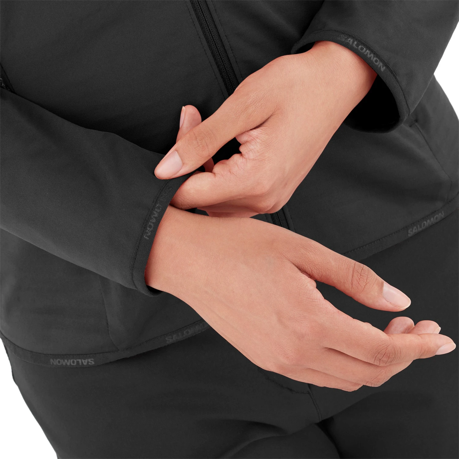 Salomon Outrack Full Zip Midlayer Jacket - Women's|-|Couche Intermédiaire Zippée Outrack - Femme - Image 8