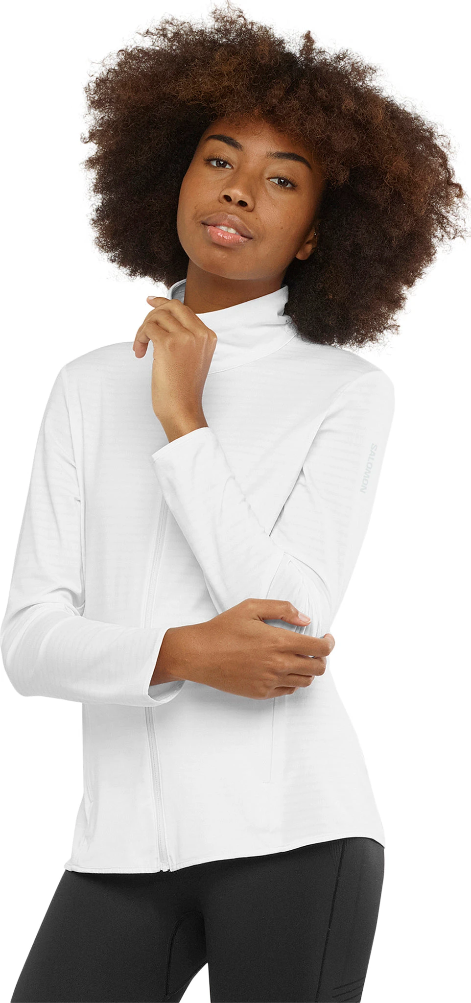 Salomon Outrack Full Zip Midlayer Jacket - Women's|-|Couche Intermédiaire Zippée Outrack - Femme - Image 5