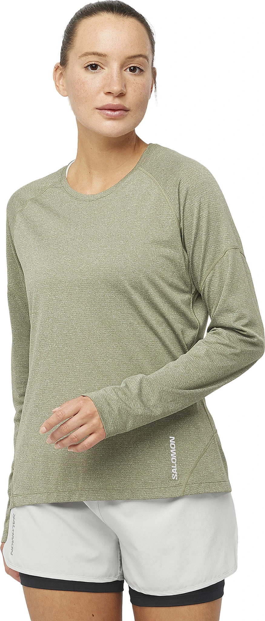 Salomon Cross Run Long Sleeve T-Shirt - Women's|-|T-shirt à Manches Longues Cross Run - Femme - Image 4