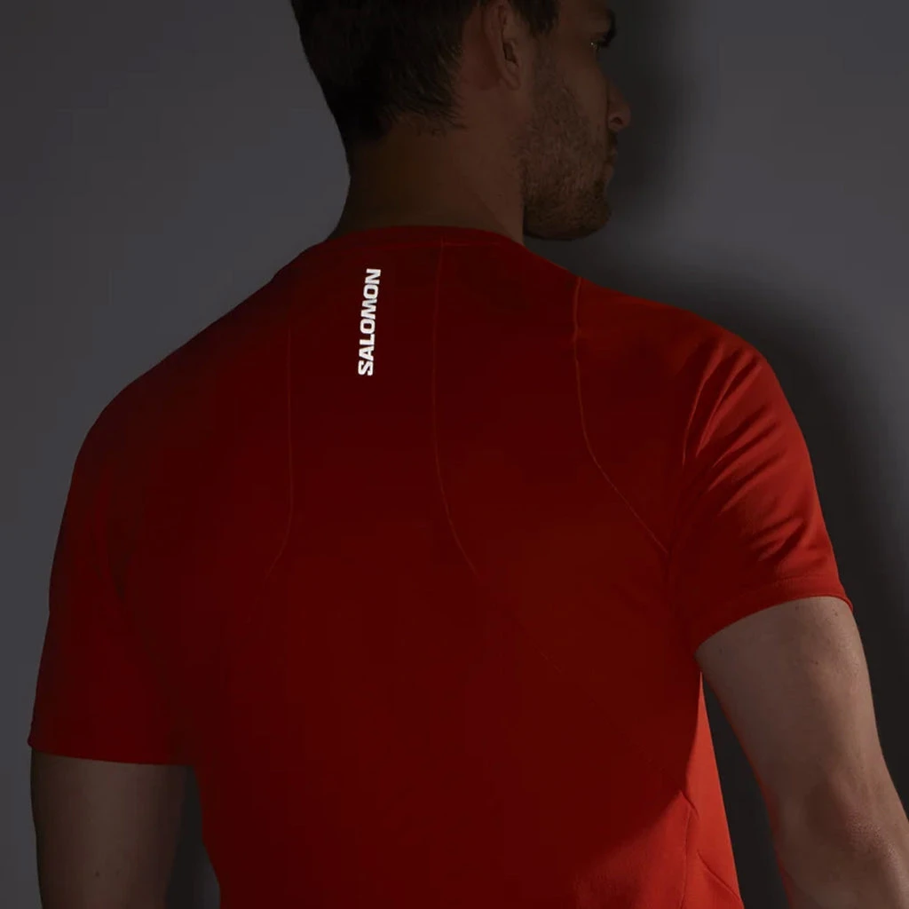 Salomon Sense Aero Short Sleeve T-Shirt - Men's|-|T-shirt à Manches Courtes Sense Aero - Homme - Image 4