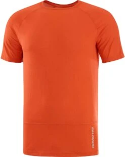 Salomon Cross Run Short Sleeve T-Shirt - Men's|-|T-shirt à Manches Courtes Cross Run - Homme
