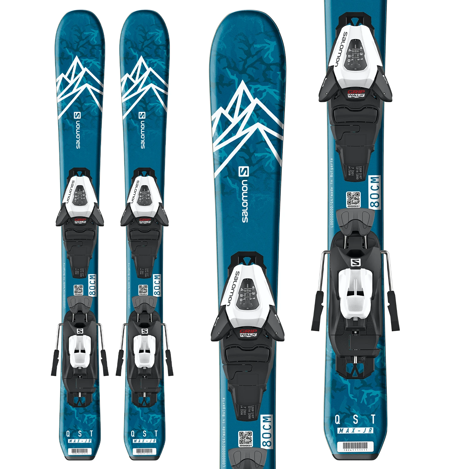 Salomon QST Jr XS Skis + C5 GW Bindings - Kids' 2024
