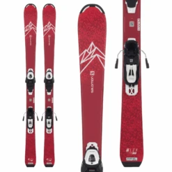 Salomon Lux S Skis + C5 GW Bindings - Kids' 2024