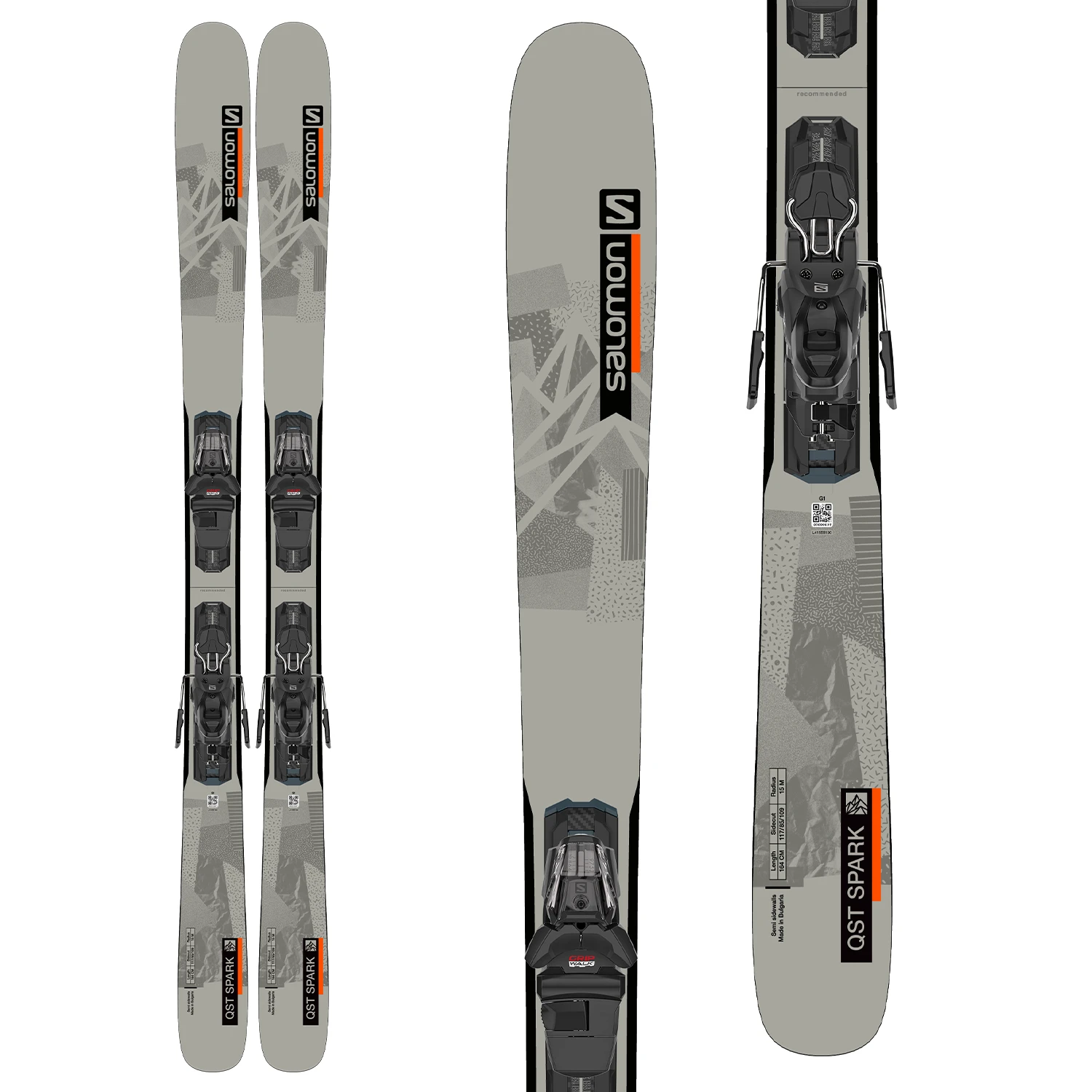 Salomon QST Spark Skis + M10 GW Bindings 2024 - Image 5