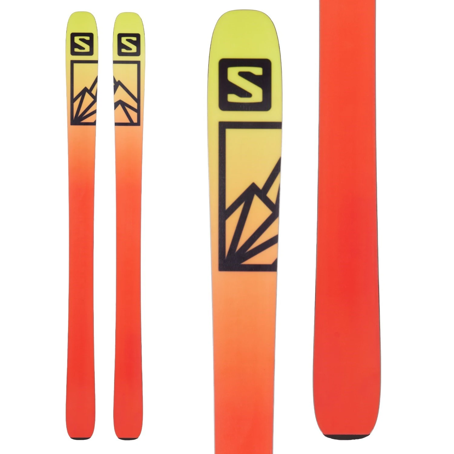 Salomon QST 106 Skis + Salomon Warden MNC 13 Demo Ski Bindings 2022 - Used - Image 2