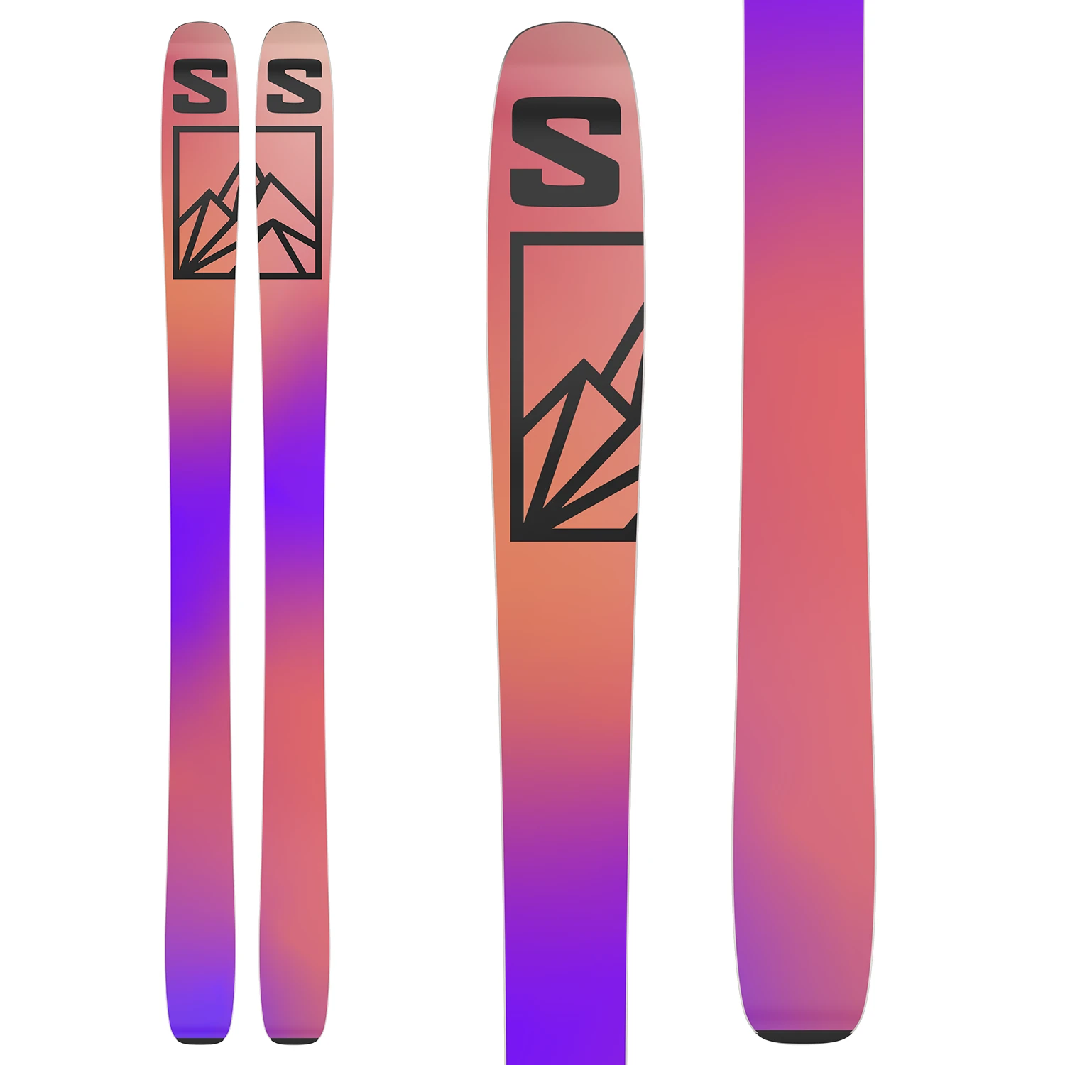 Salomon QST Stella 106 Skis + Salomon Strive 14 GW Ski Bindings - Women's 2023 - Used
